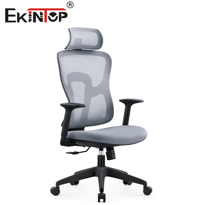 Gray Ergonomic Office Mesh Chair mit Rückenlehne für Komfort und Unterstützung