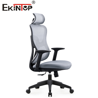 Gray Ergonomic Office Mesh Chair mit Rückenlehne für Komfort und Unterstützung