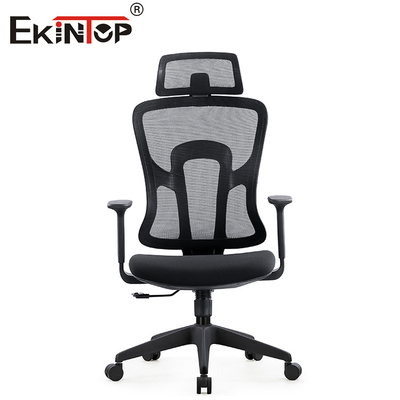 Schwarze Höhen-justierbares Büro Mesh Chair Lumbar Support