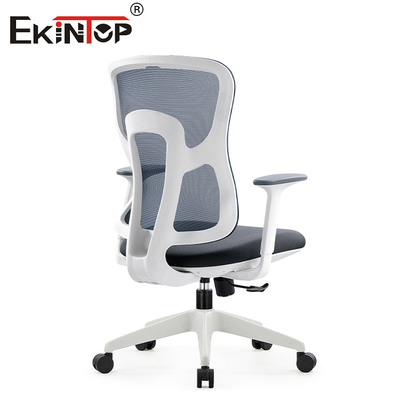 Schwarzer Gray Ergonomic Swivel Mesh Chair mit Armlehnen-Seat-Höhe verstellbar