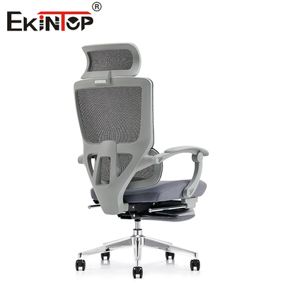 Standard-Gray Office Mesh Chair For-Rückenschmerzen mit Gießmaschinen-Kopflehnen-Sitzplätzen
