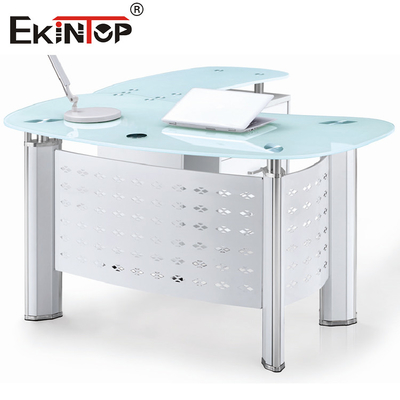 Klein-Glas-Laptop-Schreibtisch