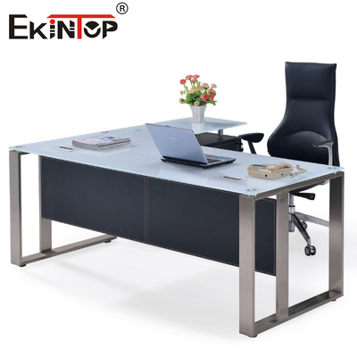 SGS Executive Glass Büro Schreibtisch Ecke Tisch Wohnmöbel