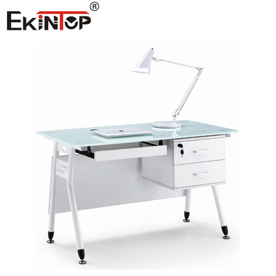 Personalisierte Heim Kleines Glas Büro Desktop Laptop mit Schreibtisch Rechteck