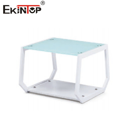 OEM zeitgenössischer Glamour Glas und Chrom Kaffeetafel für schlanke Raffinesse