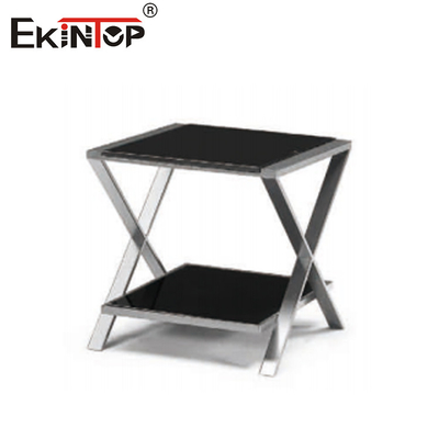 Wohnzimmer Schwarzer Kaffee-Tee-Tisch Glasfaser Verstärktes Beton Custom Simply Style