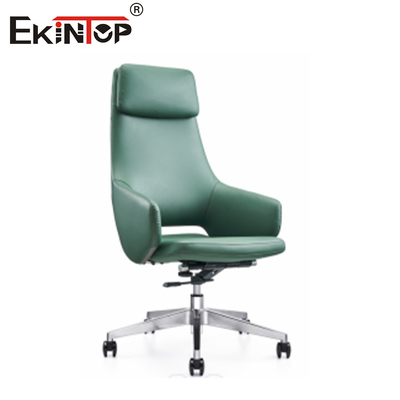 Premium-Leder-Bürostuhl mit Metallchrom-Basis 5 Jahre Garantie