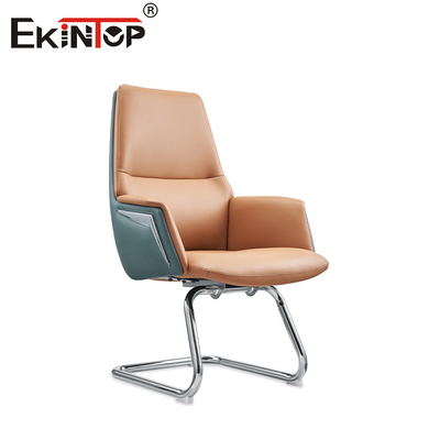 OEM 350mm Aluminium Basis Leder Lounge Sessel Moderner Stil