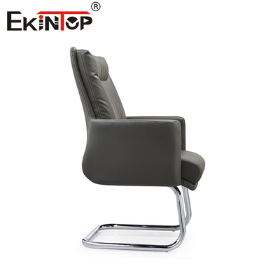 Pu Ergonomischer Bürostuhl aus Leder mit Lendenstütze