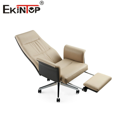 Ergonomischer Multifunktions-Leder-Bürostuhl aus hochdichtem Formfoam
