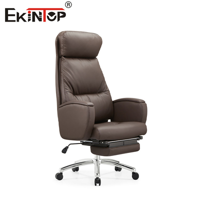 Personalisierter Bürostuhl Ergonomischer PU-Lederstuhl