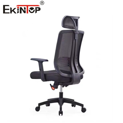 Hochrücken Lendenunterstützung Bürostuhl Ergonomische Stoffmaschenschwenke