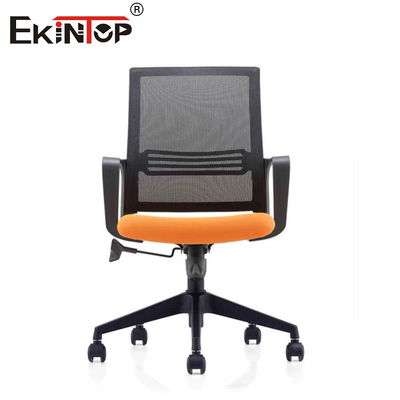 Mittlerer Rücken Mesh Bürostuhl mit Sponge Seat Kissen synchronisierte Mechanismus