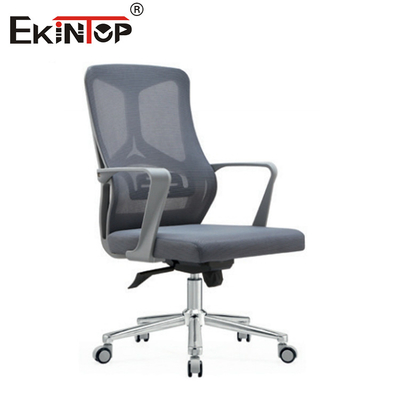 Moderne Mesh Komfortable Armlehne Schwenkbare Bürostühle mit Rad