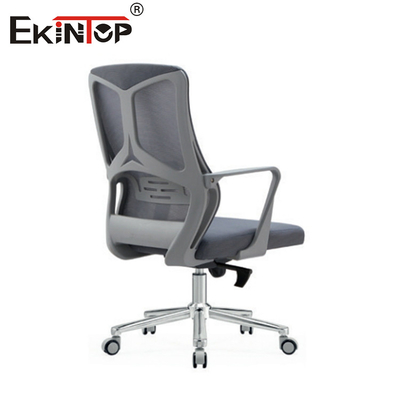 Moderne Mesh Komfortable Armlehne Schwenkbare Bürostühle mit Rad