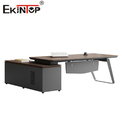 Moderner Stil Büro Schreibtisch mit Speicher Schrank anpassbar