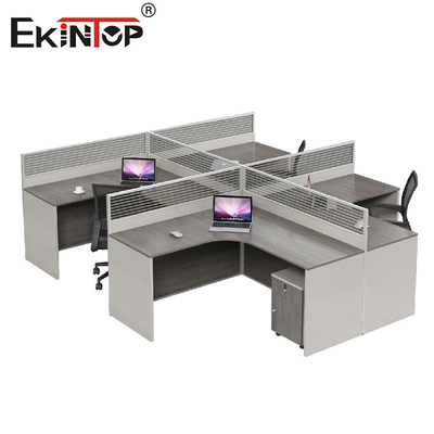 Moderne Büroarbeitsstation 6 Personen Büro Schreibtisch Büro Tisch mit Schublade für Mitarbeiter
