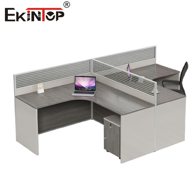 Moderne Büroarbeitsstation 6 Personen Büro Schreibtisch Büro Tisch mit Schublade für Mitarbeiter