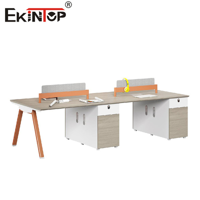 Modernes Design 4 Personen Personal Arbeitsplatz mit Lagerschrank anpassbar