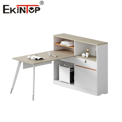 Büroarbeitsplatz Schreibtisch mit Partition und Kabinett Moderner Stil