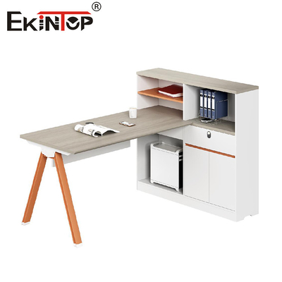 Büroarbeitsplatz Schreibtisch mit Partition und Kabinett Moderner Stil