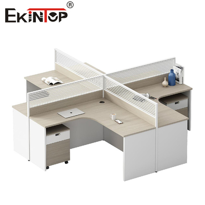 Design moderner Büromöbel Holztrennwände Bürokübel Tisch Arbeitsplatz