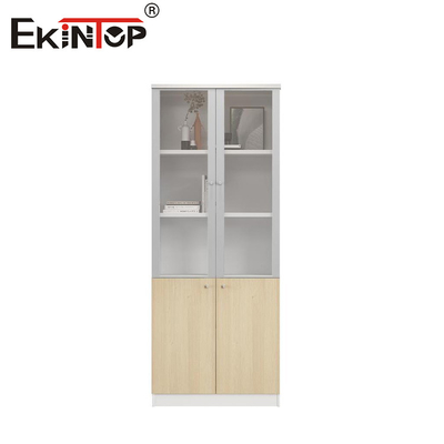 Holzschrank mit Glastüren Schrank im kommerziellen Stil