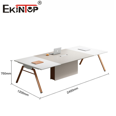 Moderne Aluminium Legs Konferenztisch für 6 Personen Tagungstisch