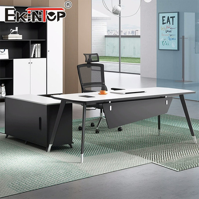 Moderne Holz-Büro-Schreibtisch-Manager-Schreibtisch-Computer-Schreibtisch-Industriestil