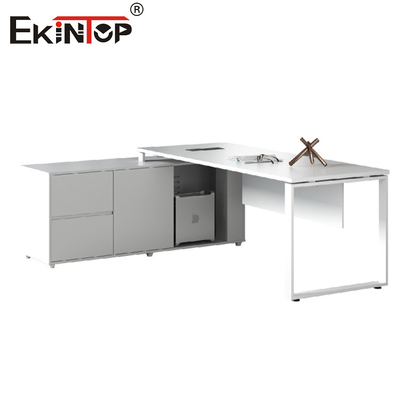 Moderner Stil Weißes Büro Schreibtisch Mitarbeiter Tisch Direkthersteller