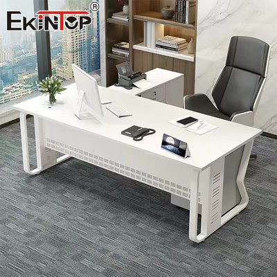 Minimalistischer Stil Weißer Schreibtisch Büromöbel Designer Schreibtisch Ergonomisch