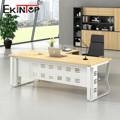 Holz Material Mitarbeiter Büro Schreibtisch Moderner Stil Massiv-Eich-Schreibtisch
