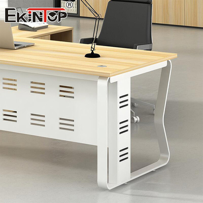 Holz Material Mitarbeiter Büro Schreibtisch Moderner Stil Massiv-Eich-Schreibtisch