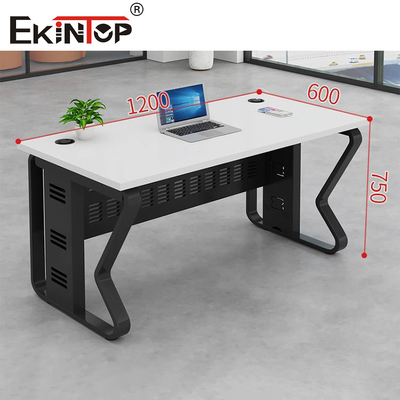Büro-Schreibtisch im industriellen Stil Anpassbares Massiv-Eiche-Schreibtisch mit Schrank