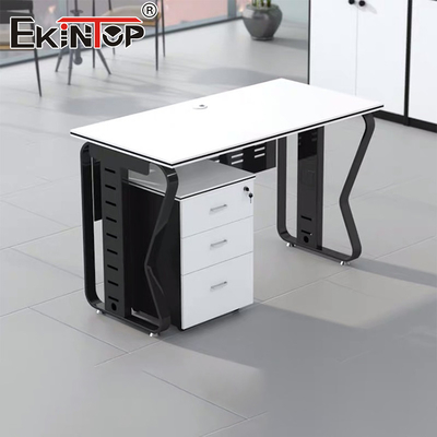 Fabrikpreis Executive Büro-Schreibtisch mit Lagerschrank Massivholz Computer-Schreibtisch