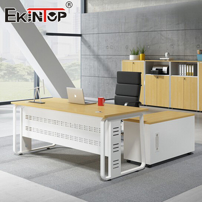Büroräumlicher Manager Bürotisch Geschäftsschreibtisch Industrie-Stil