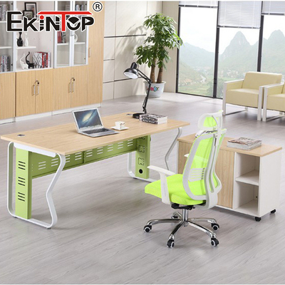 Walnut Manager Executive Büro Schreibtisch Moderner Stil Holz Eckschreibtisch