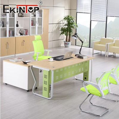 Büromöbelfabrik im modernen Stil Bürotisch Holz Eckschreibtisch