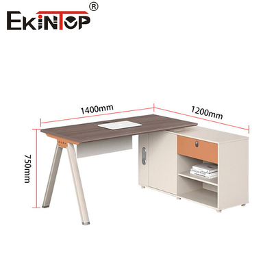 Moderner Stil Mitarbeiter-Schreibtisch mit Lagerschrank