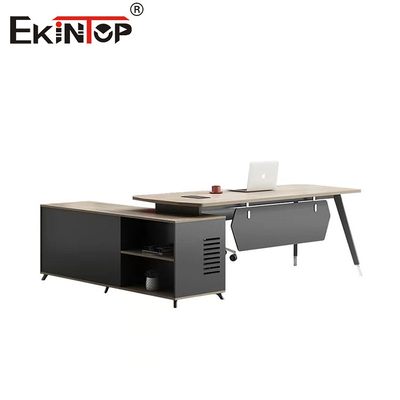 Moderne Schreibtisch Computer-Schreibtisch Holz Material Executive-Schreibtisch mit Papier Oberfläche