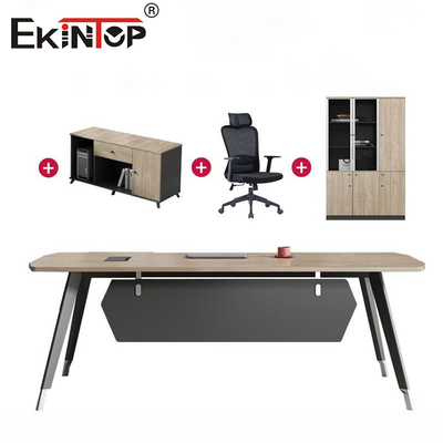 Moderne Büroräume Kundensitz Geschäftsbüro Schreibtisch Executive Schreibtisch mit Schubladen