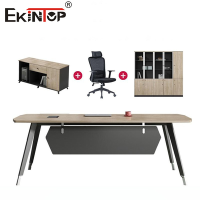 Moderne Büroräume Kundensitz Geschäftsbüro Schreibtisch Executive Schreibtisch mit Schubladen