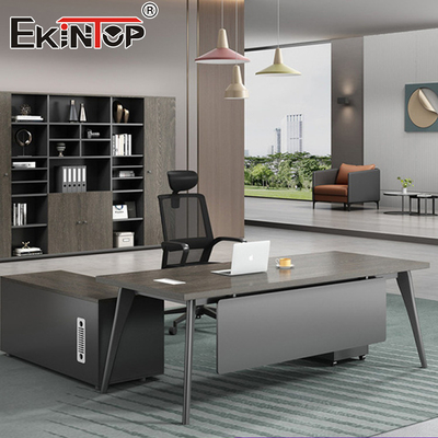 Hochwertiges Luxus-Boss L-förmiges MDF-Tisch Schreibtisch Modular-Schreibtischmöbel