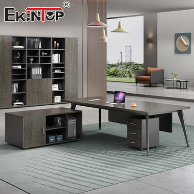 Hochwertiges Luxus-Boss L-förmiges MDF-Tisch Schreibtisch Modular-Schreibtischmöbel