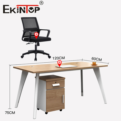 Moderner Büro-Schreibtisch-Design mit Metallbeinen