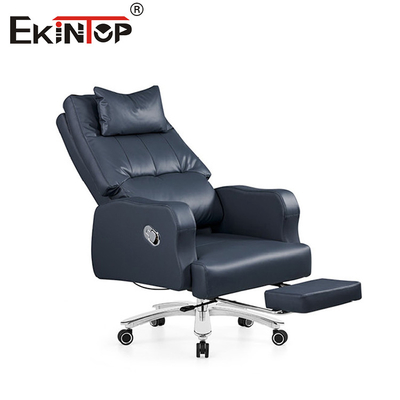 Bürostühle aus Leder mit schwarzem Hochrücken