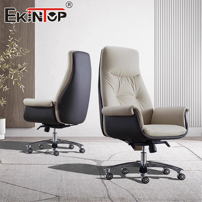 High Back PU Executive Ergonomische Schlafstühle aus Leder
