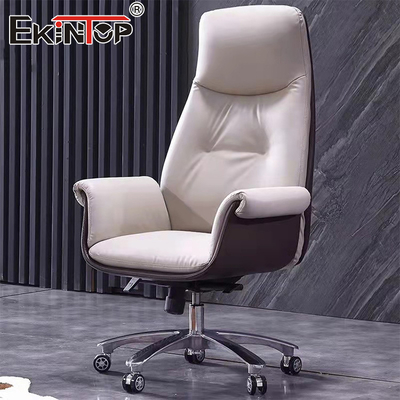 High Back PU Executive Ergonomische Schlafstühle aus Leder