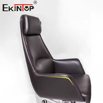 Leder Executive Chair Möbel Modernes Stil Räder Geschäftsbürosessel