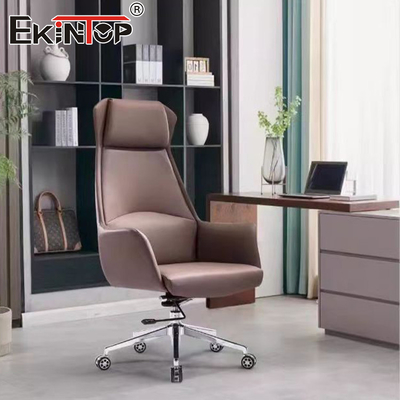 Bürostuhl aus Leder auf Maß Möbel Ergonomischer Schreibstuhl